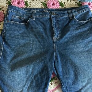 style and co straight leg ankle jean